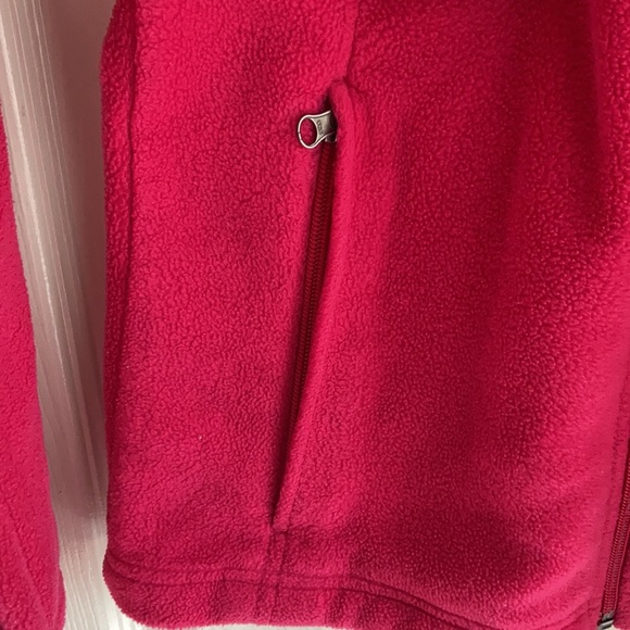 EUC Girls Columbia Bright Pink Zip Up Size Large - Picture 7 of 13